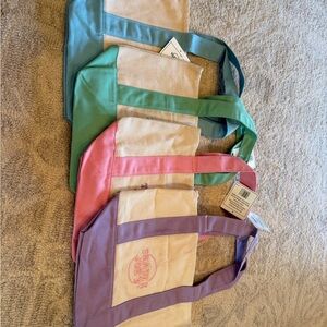 Canvas Tote Bag Set - Multicolor